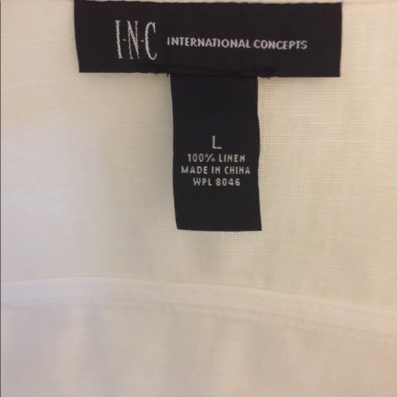 HOST PICK 🎉🎊INC, Linen White Bomber Jacket!❌❌SOLD - Picture 4 of 10